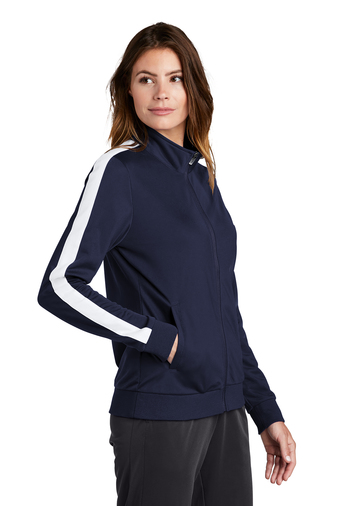 Sport-Tek ® Ladies Tricot Track Jacket